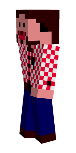 Black skin: body, left side render