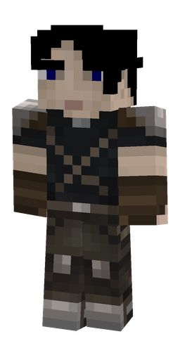 Black skin: body, front render