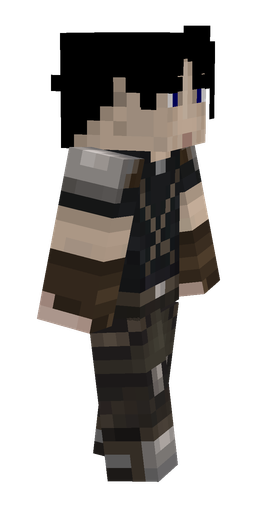 Black skin: body, right side render