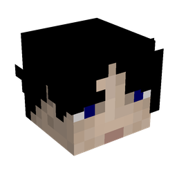 Black skin: head render