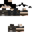 Black skin: raw texture render