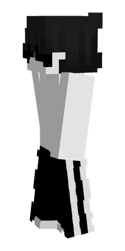 Black skin: body, left side render