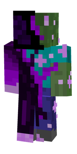 Black skin: body, back render