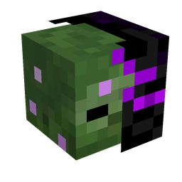Black skin: head render