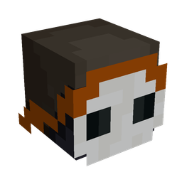 Black skin: head render