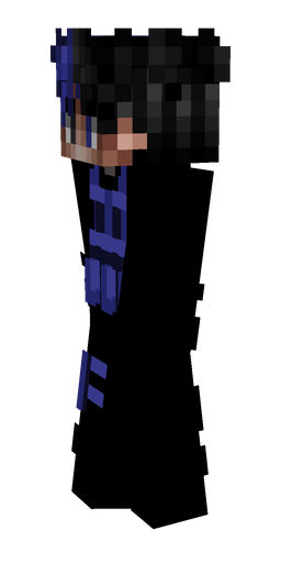 Black skin: body, left side render