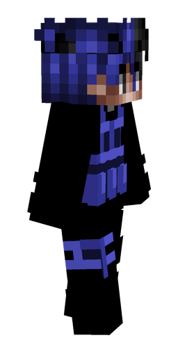 Black skin: body, right side render