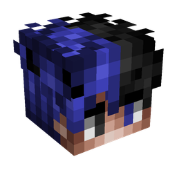 Black skin: head render