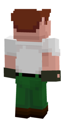 Classic skin: body, back render
