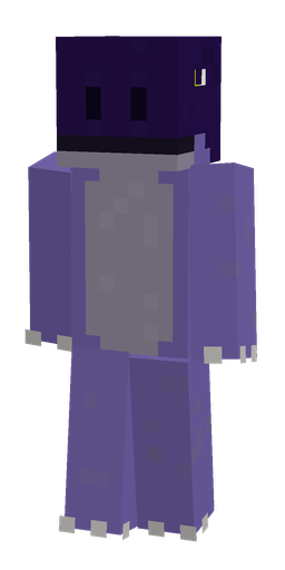 Blue skin: body, front render