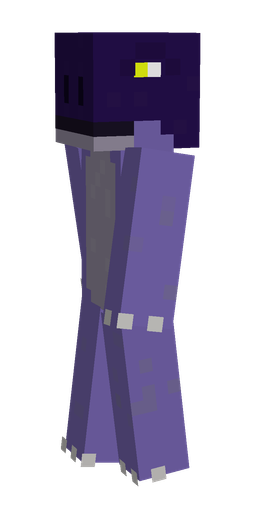 Blue skin: body, left side render