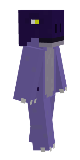 Blue skin: body, right side render