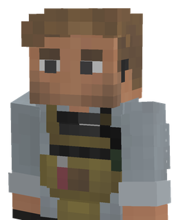 Blue skin: bust render