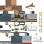 Blue skin: raw texture render
