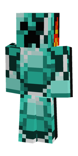 Black skin: body, back render
