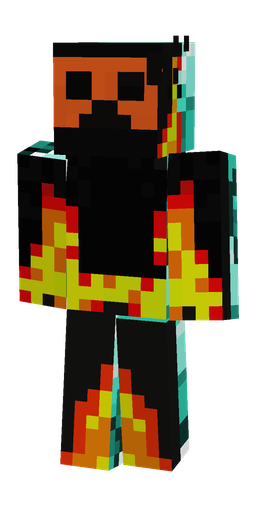 Black skin: body, front render