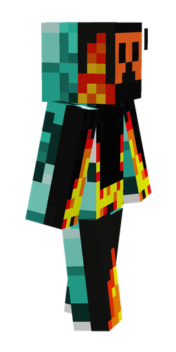 Black skin: body, right side render