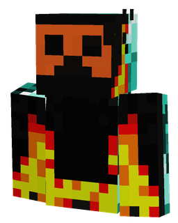 Black skin: bust render