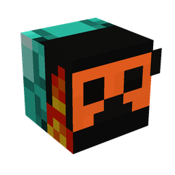 Black skin: head render