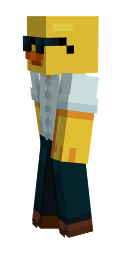 Black skin: body, left side render