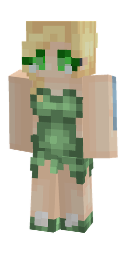 Blue skin: body, front render