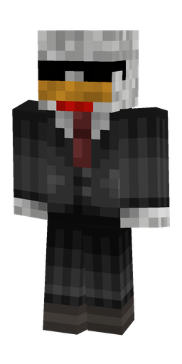 Black skin: body, front render