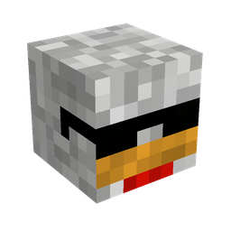 Black skin: head render