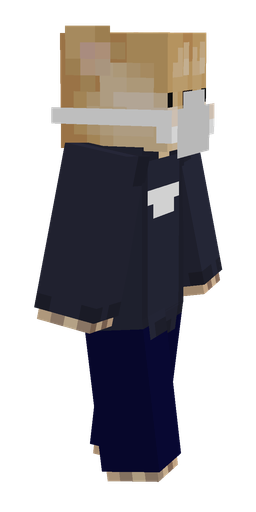 Blue skin: body, right side render