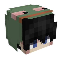 Black skin: head render