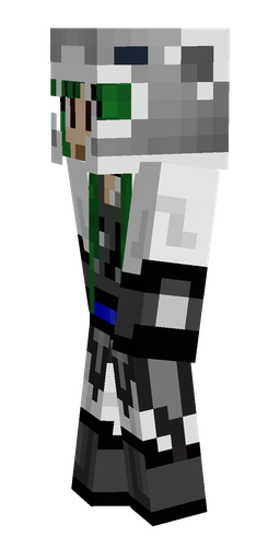 Black skin: body, left side render