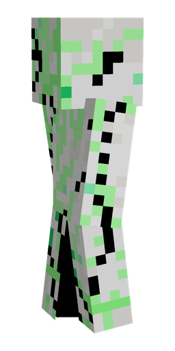 Green skin: body, left side render