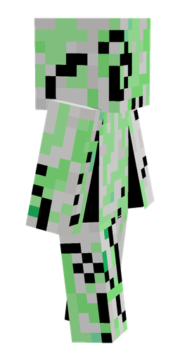 Green skin: body, right side render