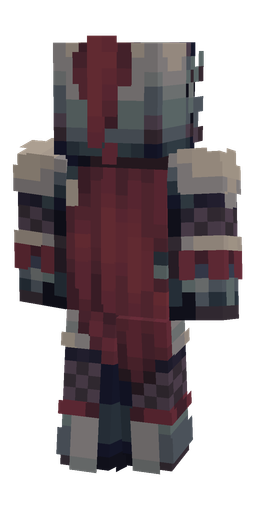 Black skin: body, back render