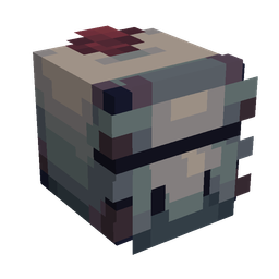 Black skin: head render
