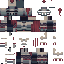 Black skin: raw texture render