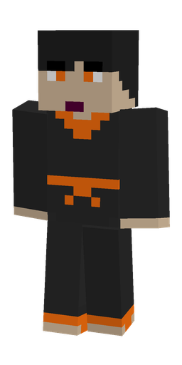 Black skin: body, front render