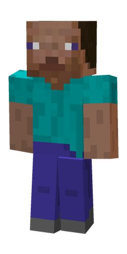 Blue skin: body, front render