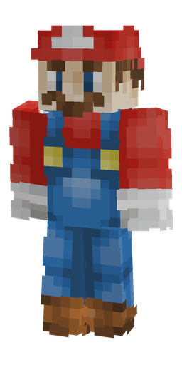 Blue skin: body, front render