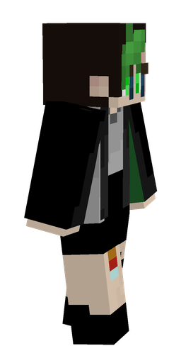 Black skin: body, right side render