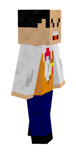 Blue skin: body, right side render