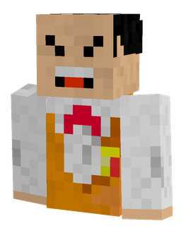 Blue skin: bust render