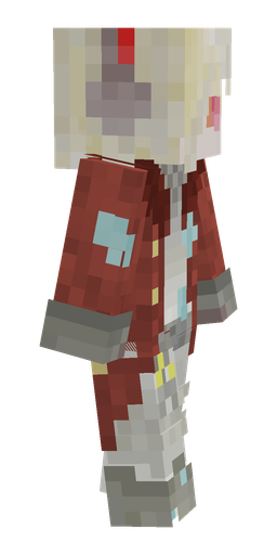 Red skin: body, right side render