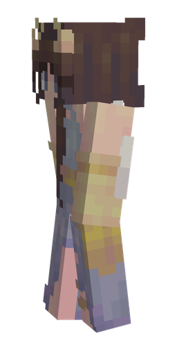 Gray skin: body, left side render