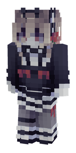 Blue skin: body, front render