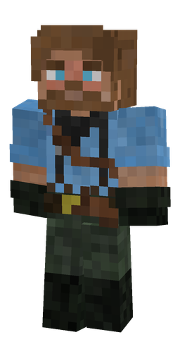 Black skin: body, front render