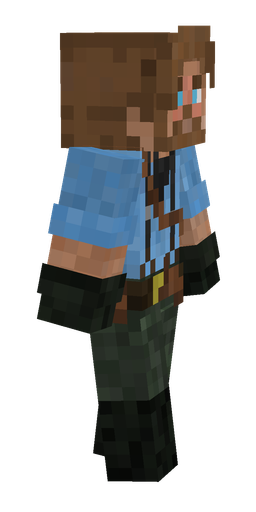 Black skin: body, right side render