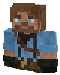 Black skin: bust render