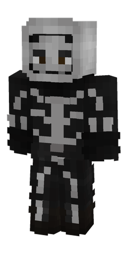 Black skin: body, front render