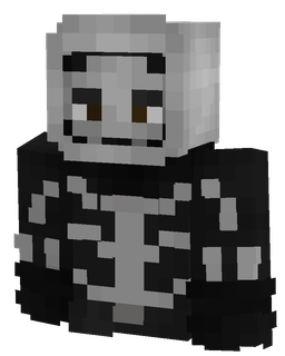 Black skin: bust render