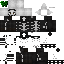 Black skin: raw texture render
